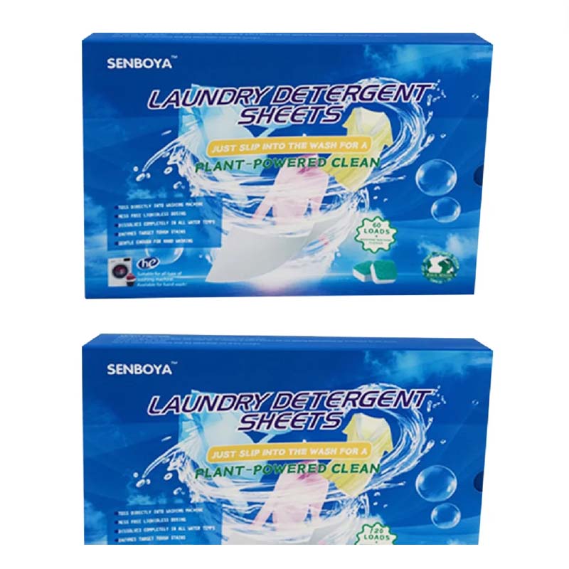 Set 60 foi de detergent EcoWash® pentru spalarea rufelor intr-un mod mai eficient si ecologic