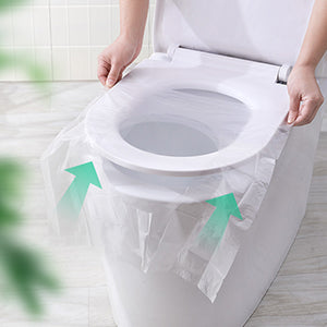 Husa biodegradabila de unica folosinta pentru toaleta (50 buc)